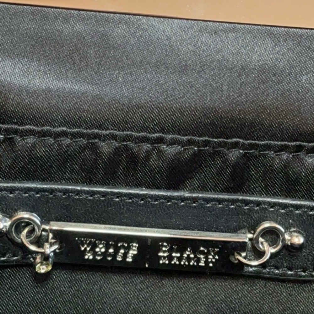 White House Black Market Black Floral Clutch - Picture 12 of 13